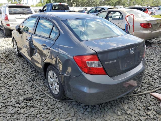 Photo 2 from auction – 2012 HONDA CIVIC LX with VIN 2HGFB2F59CH545974