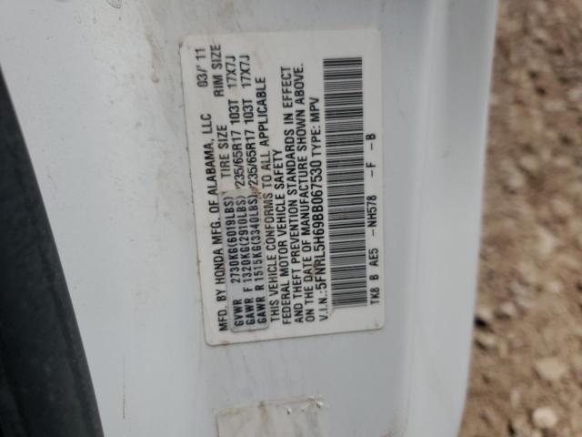 Photo 14 from auction – 2011 HONDA ODYSSEY EX with VIN 5FNRL5H69BB067530