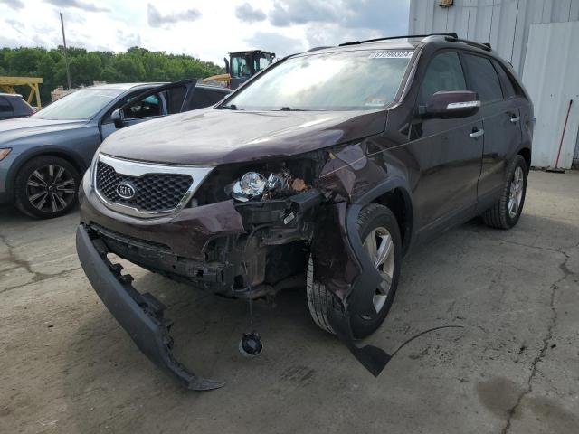 KIA SORENTO EX 2012 with VIN 5XYKU4A69CG242257 - Photo from auction