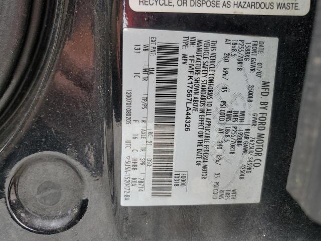 Photo 14 from auction – 2007 FORD EXPEDITION with VIN 1FMFK17567LA44326