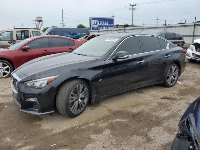 INFINITI Q50 LUXE 2018 with VIN JN1EV7AR8JM436752 - Photo from auction