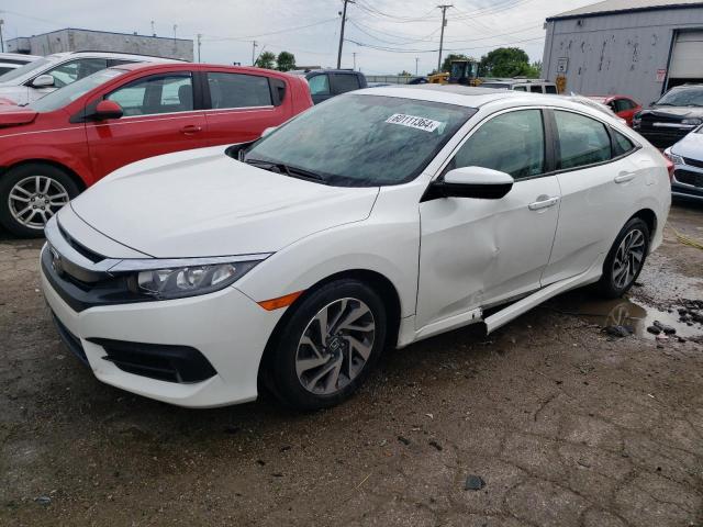 HONDA CIVIC EX 2018 with VIN 19XFC2F70JE038015 - Photo from auction