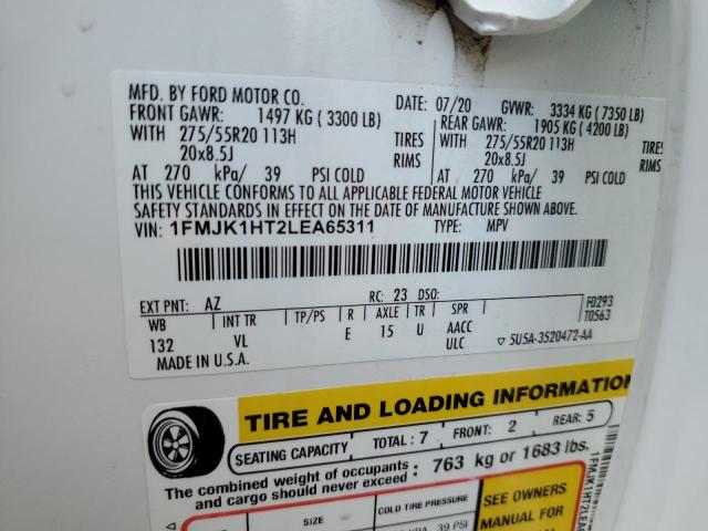 Photo 14 from auction – 2020 FORD EXPEDITION with VIN 1FMJK1HT2LEA65311