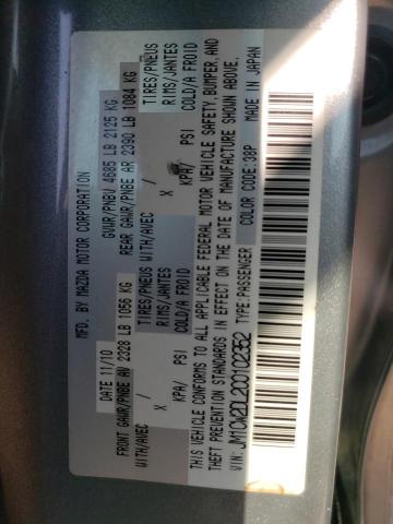 Photo 14 from auction – 2012 MAZDA 5 with VIN JM1CW2DL2C0102352