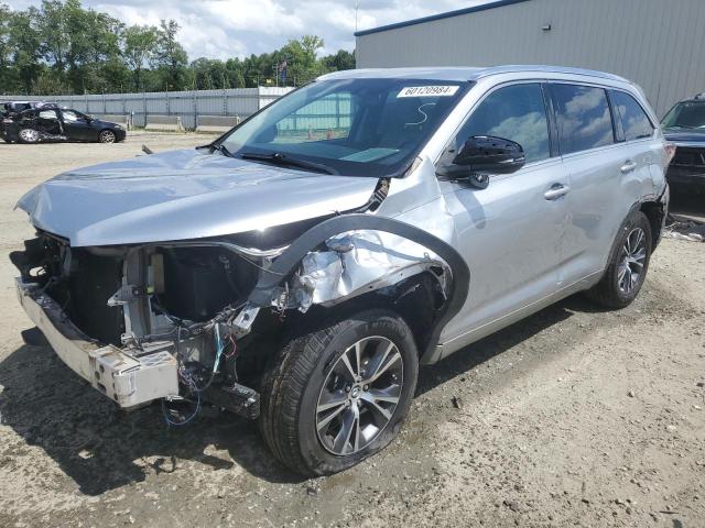 TOYOTA HIGHLANDER 2016 with VIN 5TDKKRFHXGS120593 - Photo from auction