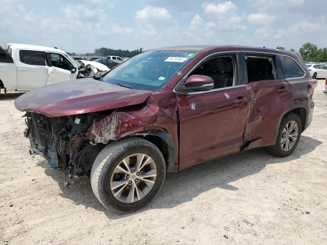 TOYOTA HIGHLANDER 2014 with VIN 5TDZKRFH9ES034378 - Photo from auction
