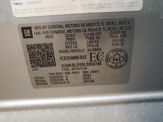 Photo 14 from auction – 2020 CHEVROLET BLAZER PRE with VIN 3GNKBLRS9LS550746