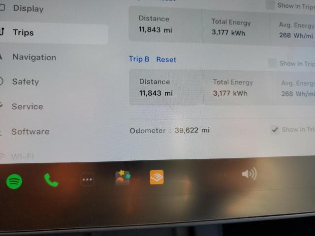Photo 9 from auction – 2021 TESLA MODEL Y with VIN 5YJYGDED2MF123100