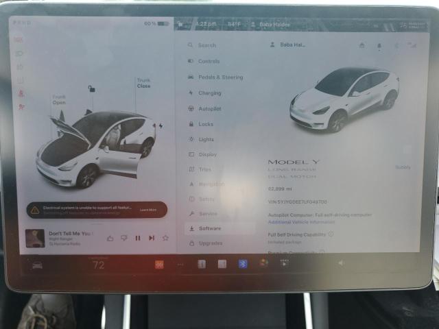 Фото 9 с аукциона – 2020 TESLA MODEL Y с VIN 5YJYGDEE7LF049700