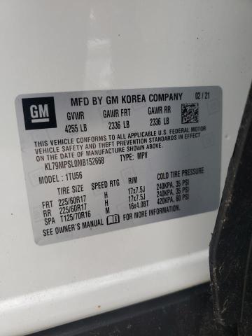 Photo 14 from auction – 2021 CHEVROLET TRAILBLAZE with VIN KL79MPSL0MB152668