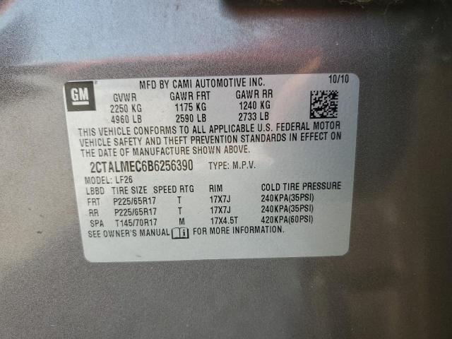 Photo 14 from auction – 2011 GMC TERRAIN SL with VIN 2CTALMEC6B6256390