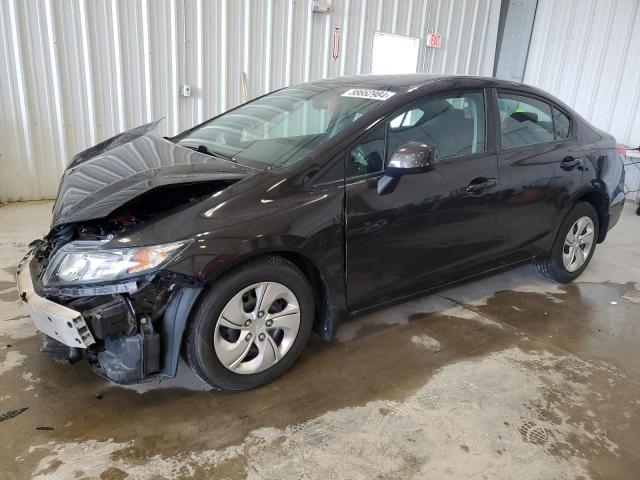 HONDA CIVIC LX 2013 with VIN 2HGFB2F58DH593581 - Photo from auction