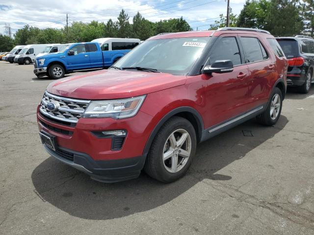 FORD EXPLORER X 2018 with VIN 1FM5K7D81JGC54393 - Photo from auction