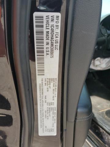 Photo 14 from auction – 2021 DODGE DURANGO SX with VIN 1C4RDHAG4MC693875