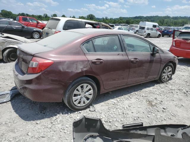 Photo 3 from auction – 2012 HONDA CIVIC LX with VIN 19XFB2F52CE095014