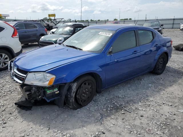 DODGE AVENGER SE 2013 with VIN 1C3CDZAB7DN535345 - Photo from auction