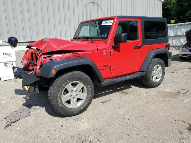 JEEP WRANGLER S 2014 with VIN 1C4AJWAG2EL185271 - Photo from auction