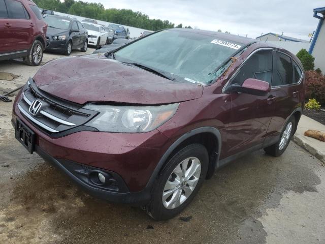 HONDA CR-V EX 2014 with VIN 5J6RM3H54EL044077 - Photo from auction