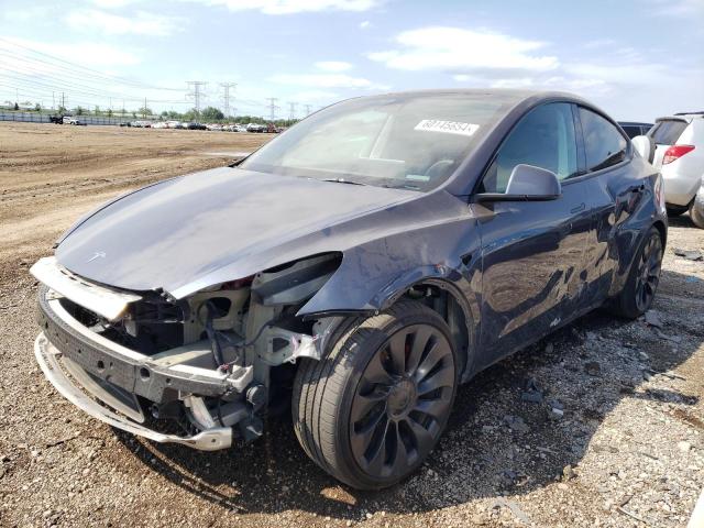 TESLA MODEL Y 2022 مع رقم تعريف المركبة 7SAYGDEF8NF541599 - صورة من المزاد