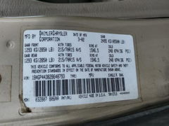 Photo 14 from auction – 2002 DODGE VAN with VIN 1B4GP44382B648793