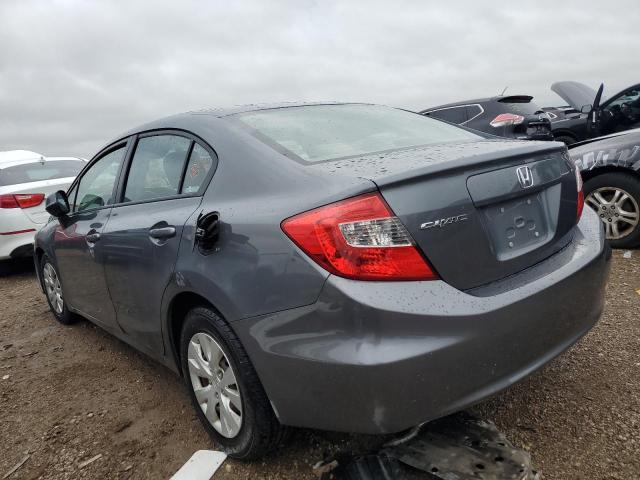 Photo 2 from auction – 2012 HONDA CIVIC LX with VIN 19XFB2F55CE091636