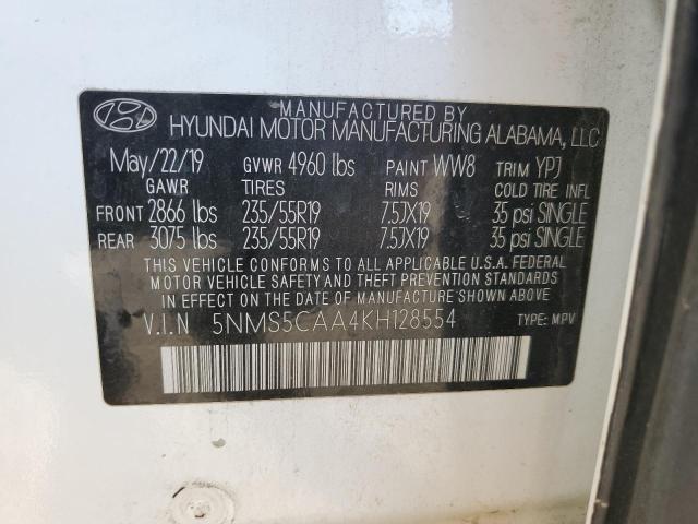 Photo 14 from auction – 2019 HYUNDAI SANTA FE L with VIN 5NMS5CAA4KH128554
