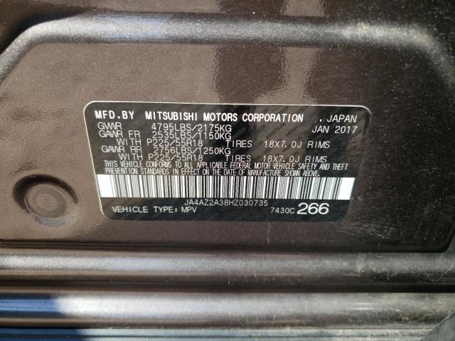 Photo 14 from auction – 2017 MITSUBISHI OUTLANDER with VIN JA4AZ2A38HZ030735