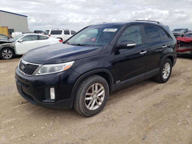 KIA SORENTO LX 2014 with VIN 5XYKTCA64EG443953 - Photo from auction