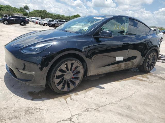 TESLA MODEL Y 2022 with VIN 7SAYGDEF1NF398656 - Photo from auction