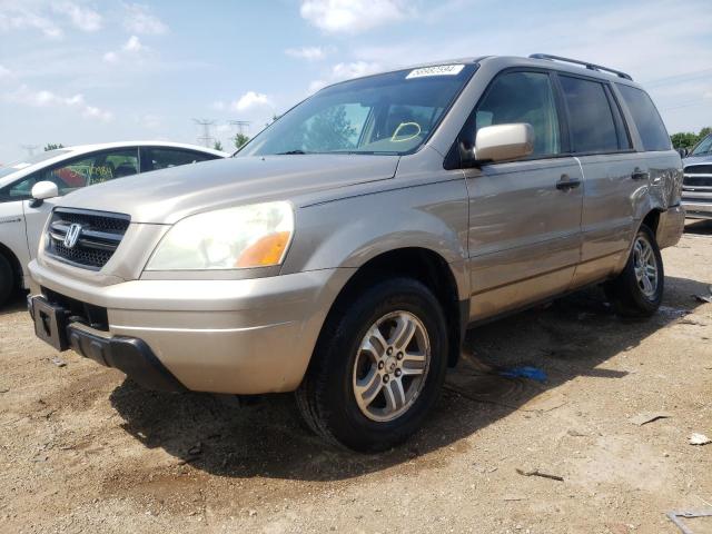 HONDA PILOT EXL 2004 with VIN 2HKYF18534H569652 - Photo from auction