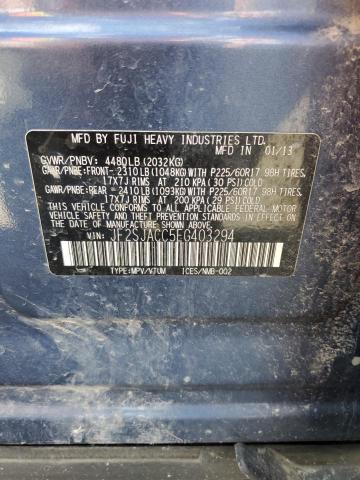 Photo 14 from auction – 2014 SUBARU FORESTER 2 with VIN JF2SJACC5EG403294