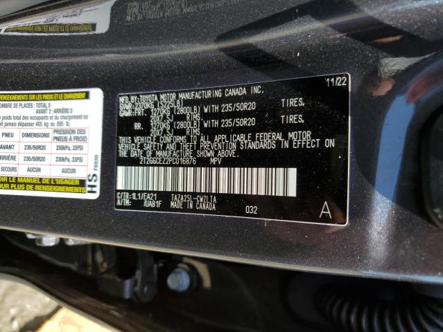 Photo 14 from auction – 2023 LEXUS NX 350 with VIN 2T2GGCEZ2PC016876