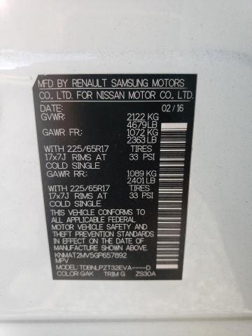 Photo 14 from auction – 2016 NISSAN ROGUE S with VIN KNMAT2MV5GP657892