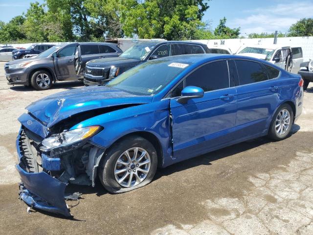 FORD FUSION S 2017 with VIN 3FA6P0G77HR163707 - Photo from auction