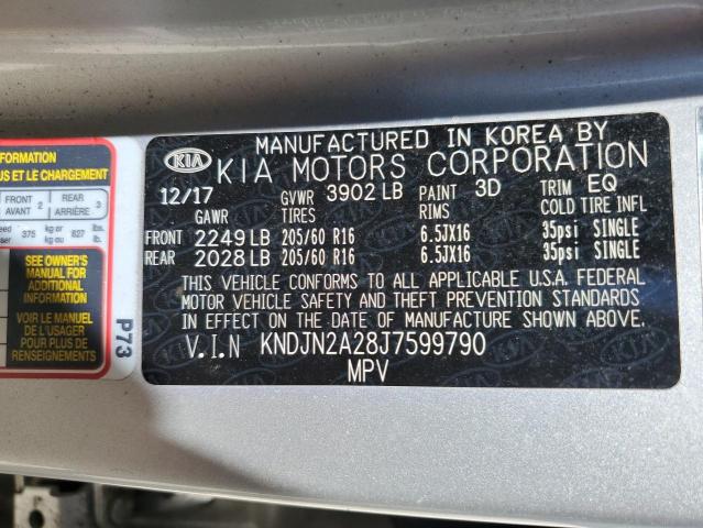 Photo 14 from auction – 2018 KIA SOUL with VIN KNDJN2A28J7599790