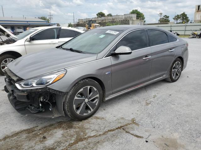 HYUNDAI SONATA HYB 2018 with VIN KMHE34L37JA086859 - Photo from auction