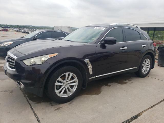 INFINITI FX35 2012 with VIN JN8AS1MW6CM150750 - Photo from auction