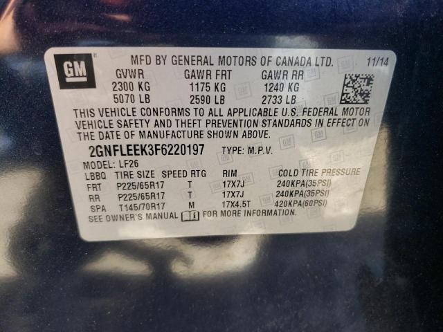 Photo 14 from auction – 2015 CHEVROLET EQUINOX LS with VIN 2GNFLEEK3F6220197