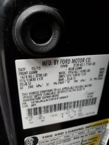 Photo 14 from auction – 2015 FORD EXPEDITION with VIN 1FMJK2AT0FEF38997