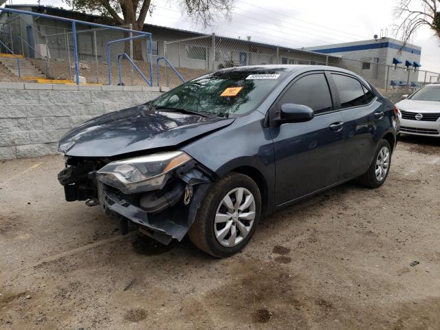 TOYOTA COROLLA L 2016 with VIN 2T1BURHE7GC742610 - Photo from auction