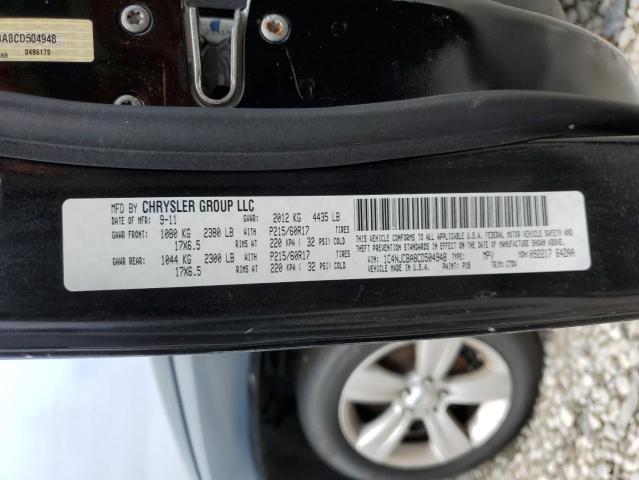 Photo 14 from auction – 2012 JEEP COMPASS SP with VIN 1C4NJCBA8CD504948