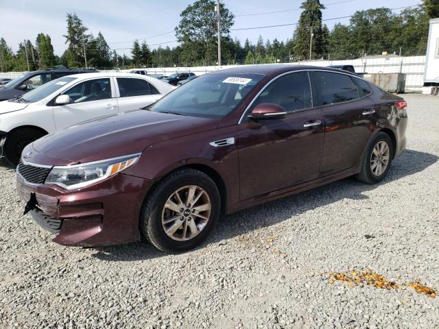 KIA OPTIMA LX 2018 with VIN 5XXGT4L36JG195685 - Photo from auction
