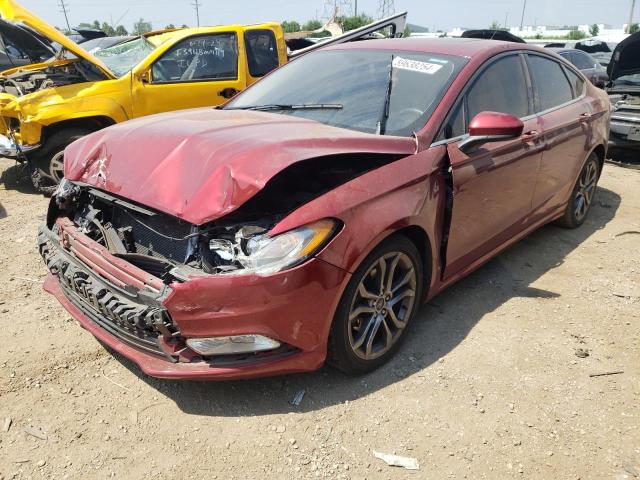 FORD FUSION SE 2017 with VIN 3FA6P0H72HR343501 - Photo from auction