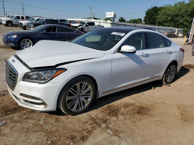 GENESIS G80 BASE 2018 with VIN KMHGN4JE2JU255837 - Photo from auction