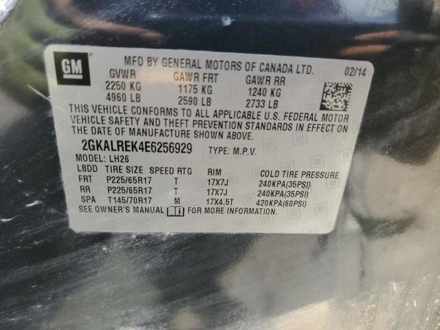 Photo 14 from auction – 2014 GMC TERRAIN SL with VIN 2GKALREK4E6256929