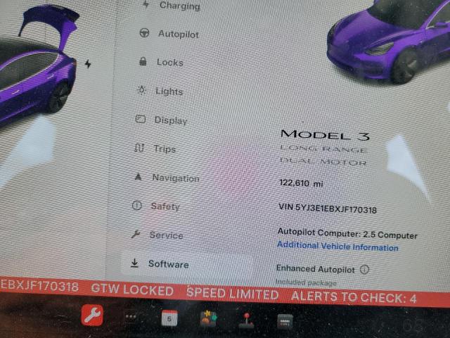 Photo 9 from auction – 2018 TESLA MODEL 3 with VIN 5YJ3E1EBXJF170318
