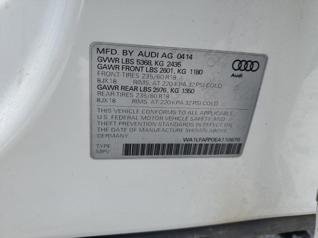 Foto 14 de la subasta – 2014 AUDI Q5 PREMIUM con VIN WA1LFAFP0EA110676
