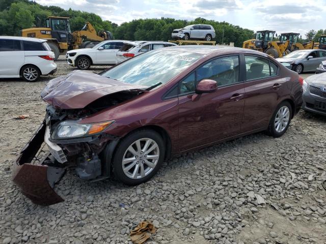 HONDA CIVIC EXL 2012 with VIN 19XFB2F97CE320028 - Photo from auction