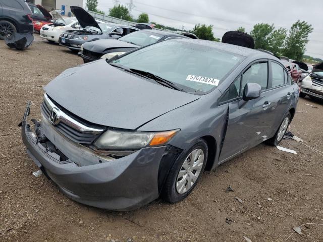 HONDA CIVIC LX 2012 with VIN 19XFB2F55CE091636 - Photo from auction