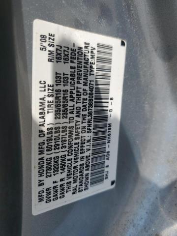 Photo 14 from auction – 2008 HONDA ODYSSEY EX with VIN 5FNRL38738B084071
